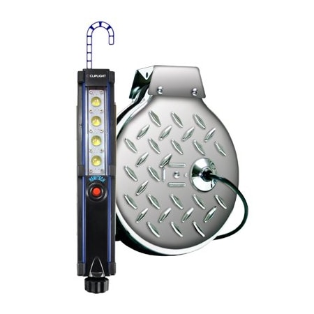 Cliplight Hemitech 4 LED & Chrome Cord Reel CU223412